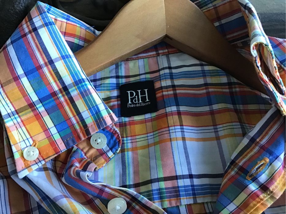 Camisa de homem PEDRO DEL HIERRO original. L. Portes  CTT incluidos.