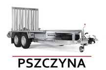 Brenderup MT-3080 2700kg 308x152 POD MINIKOPARKĘ BOBCAT PRZYCZEPA NOWA!  Wysoka jakość! Mocna konstrukcja; Szeroka rampa