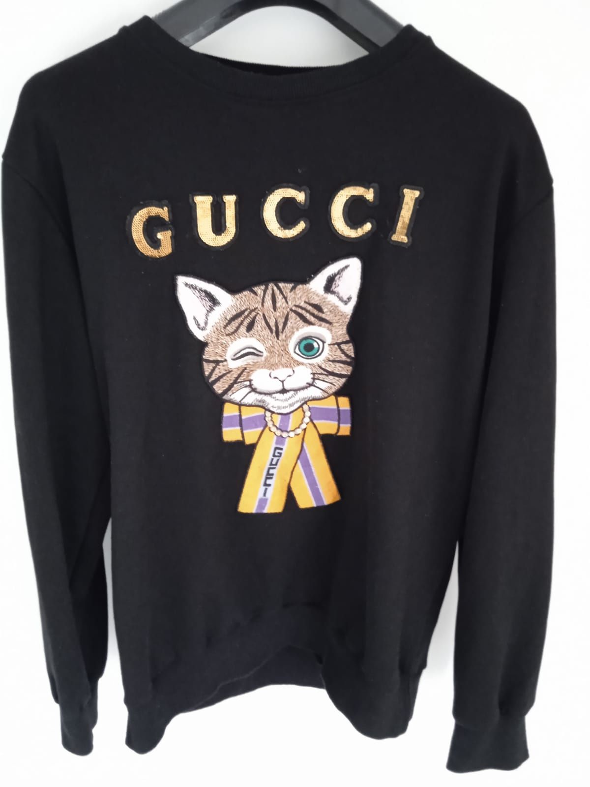 Oryginalne piękne bluzy damskie GUCCI cat