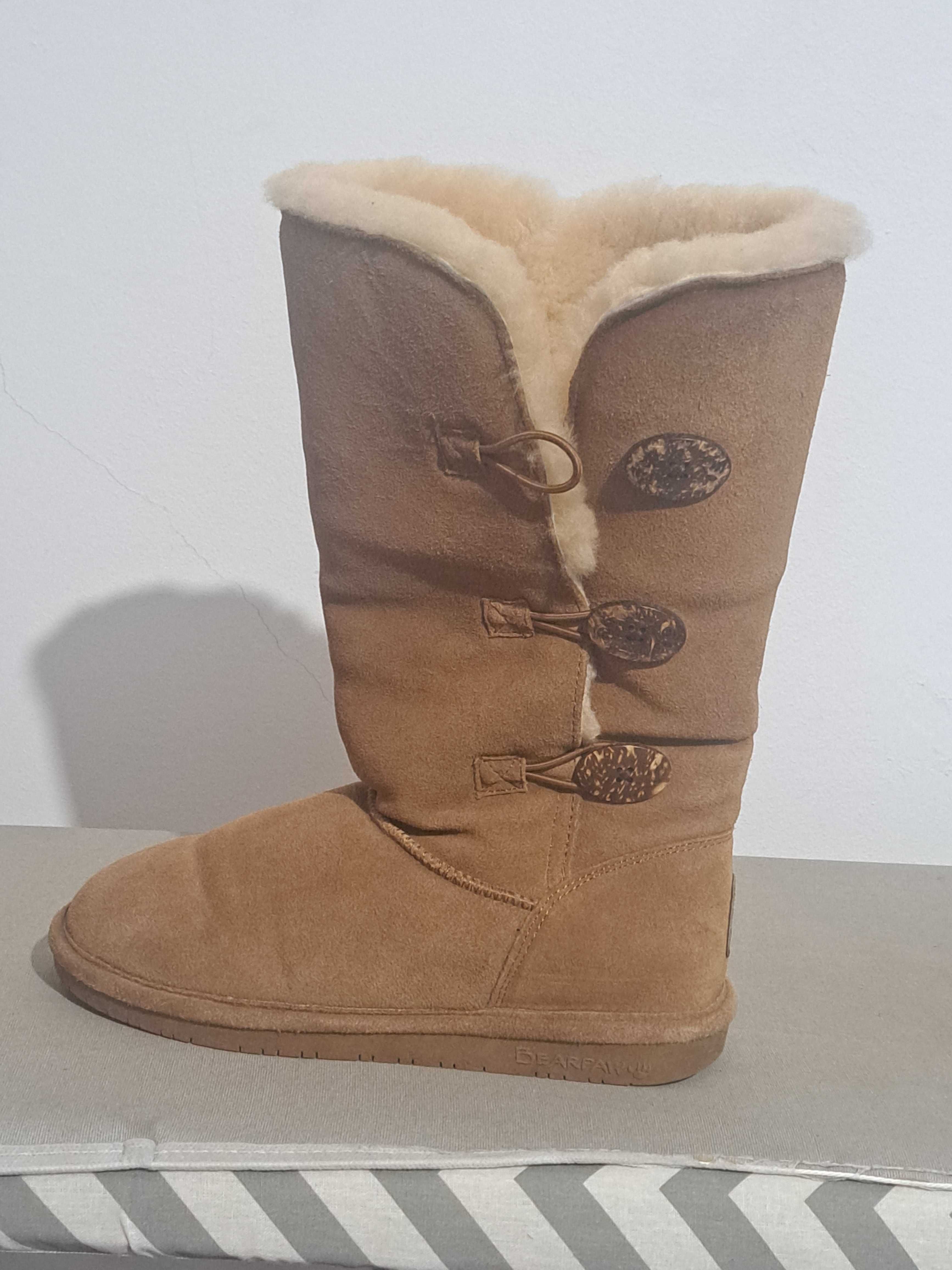 Botas Bearpaw Bege