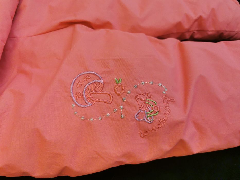 Komplet zimowy kurtka plus spodnie, rozmiar 98, dla dziewczynki