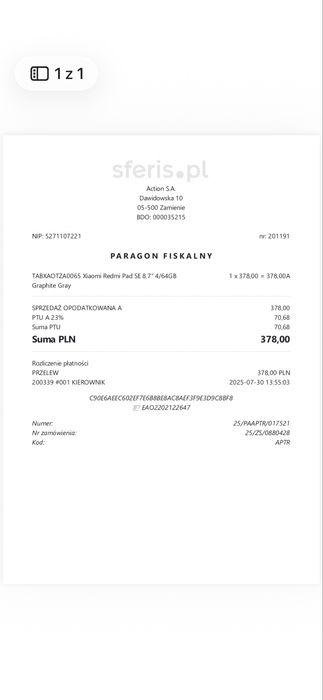 Tablet Redmi Pad SE 8.7