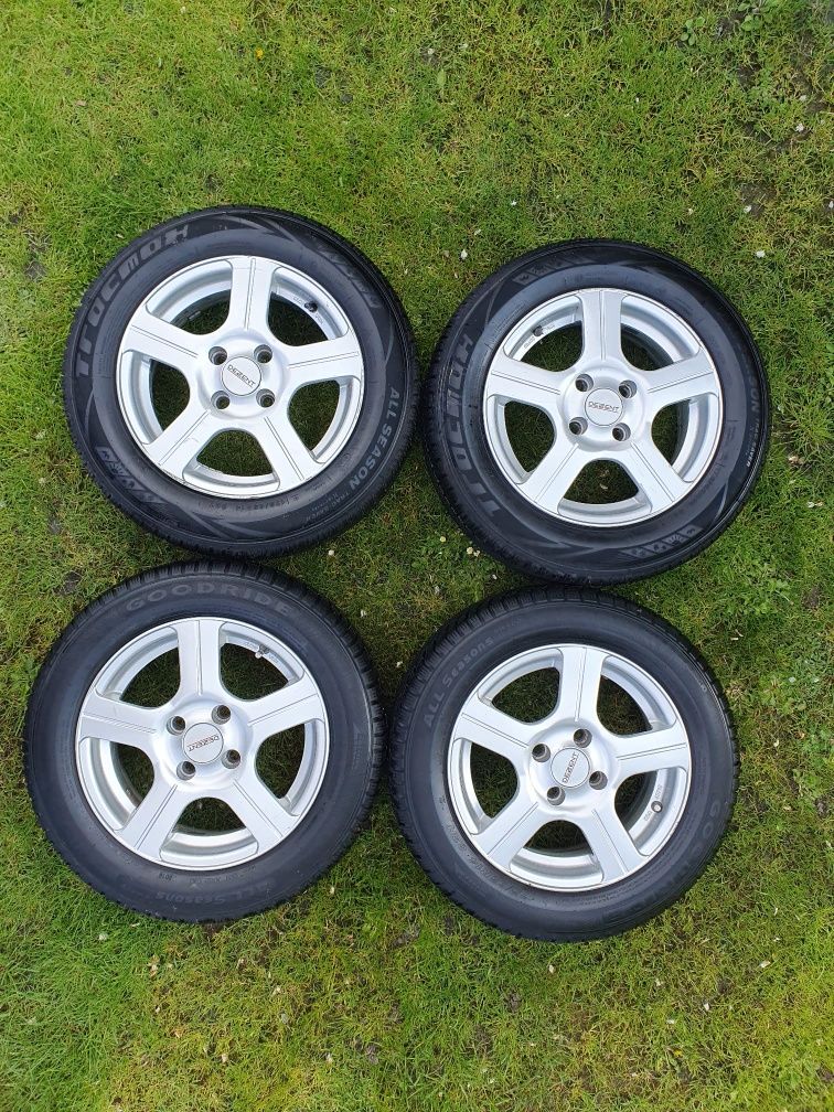 Alu felgi Wielosezonowe 4x100,Et.35*175/65R14*Hyundai Getz*7 i 6mm