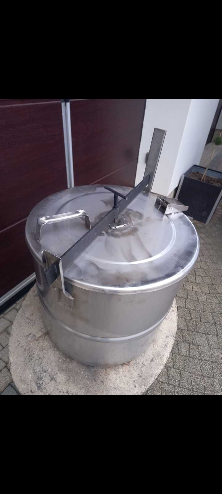 Kocioł- wkład do parnika  100 l z blachy nierdzewnej