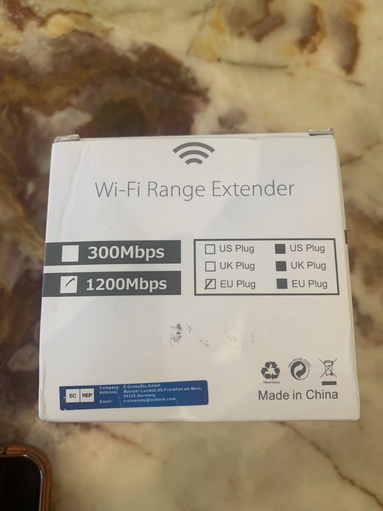 Wifi ріпітор 2.4 і 5G 1200Mbps