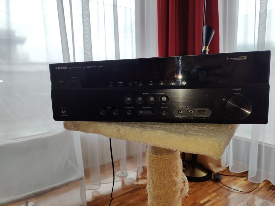 Amplituner/ kino domowe 5.1 YAMAHA rx-v375 z głośnikami JAMO