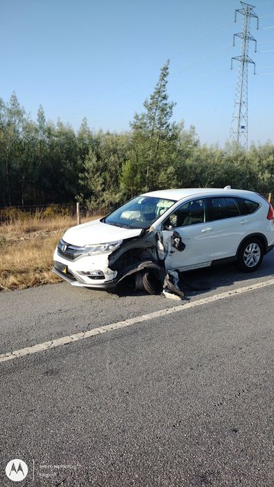 Carro depois do acidente