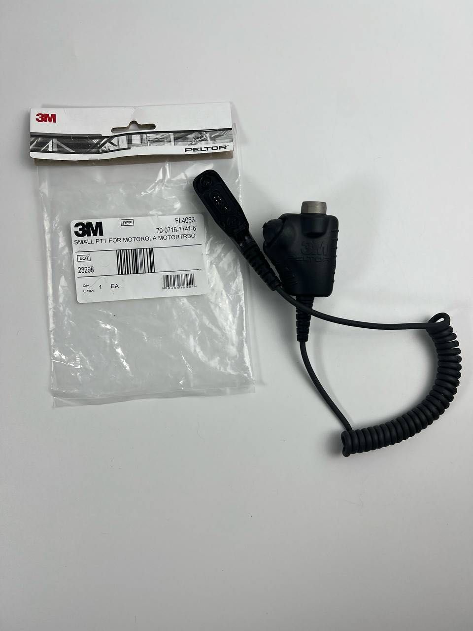 Кнопка PTT 3M Peltor для Motorola серії DP4400-DP4800, 40808