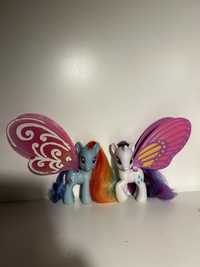 My little pony rainbow dash i rarity ze skrzydlami