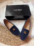 Ralph Lauren damskie mokasyny, loafersy zamszowe r.36