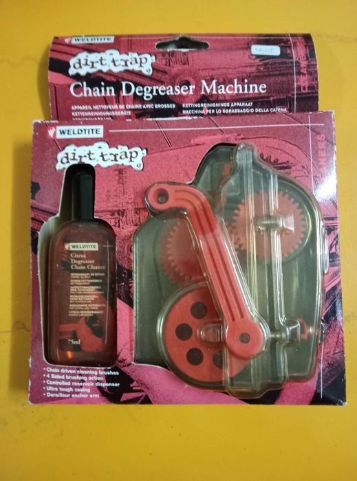 Kit para limpeza de correntes de Bicicleta