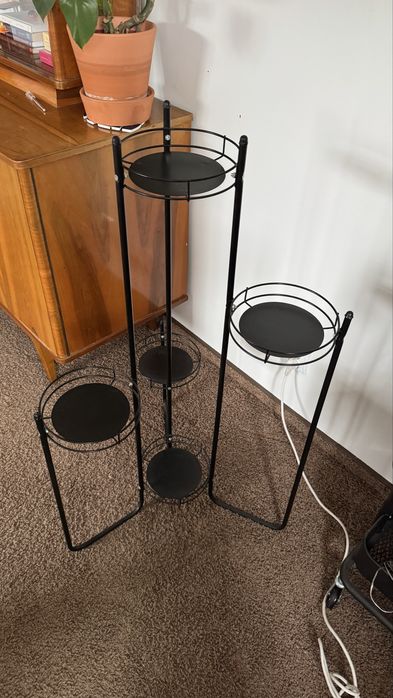 Kwietnik metalowy - 5 stanowisk