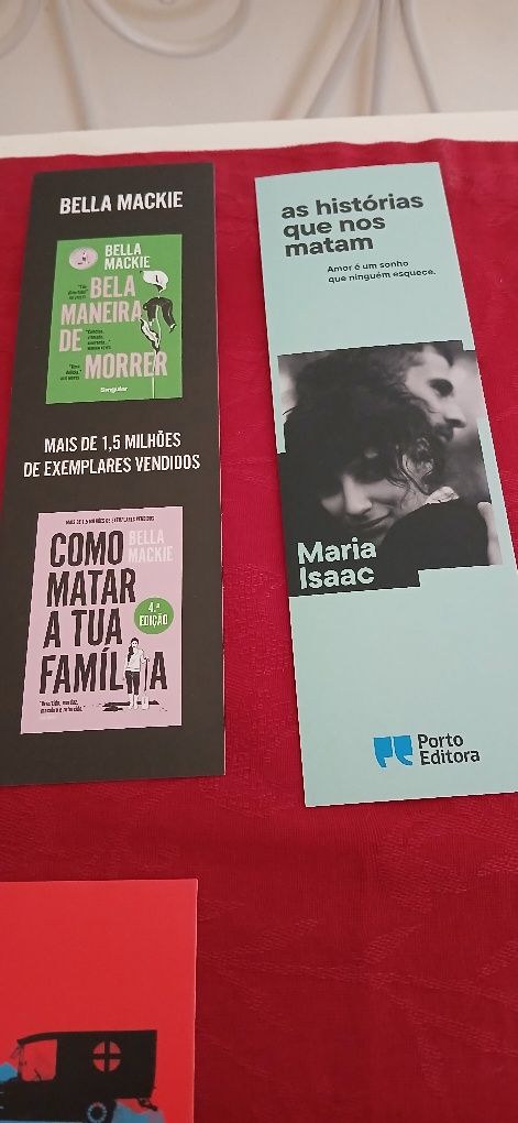 Marcadores de livros, novos