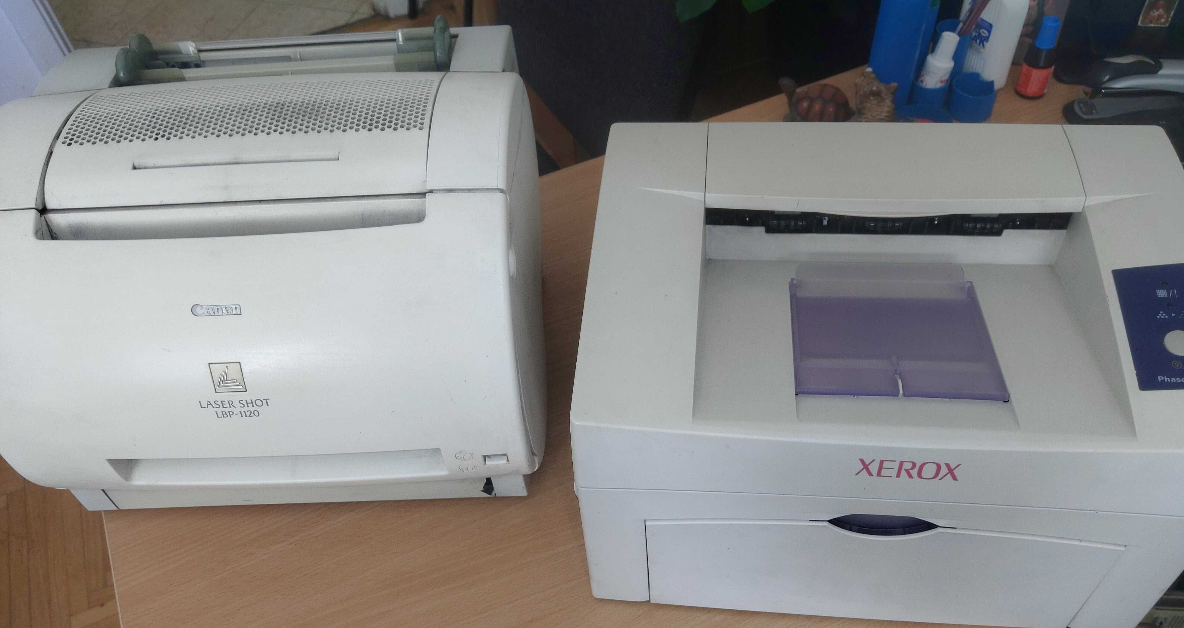 Принтери вживані:  xerox Phaser 3117 і Canon LBP - 1120