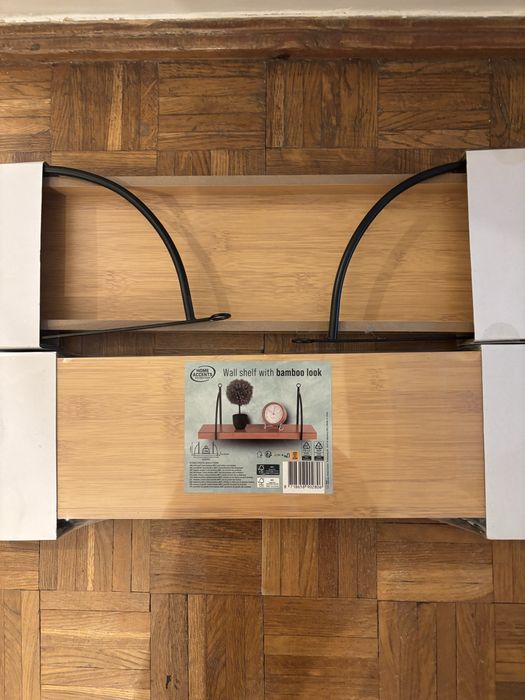 Półki bambusowe. Nowe