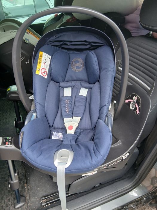 Nosidełko fotelik cybex cloud z i-size Platinum 0-13 kg z bazą isofix
