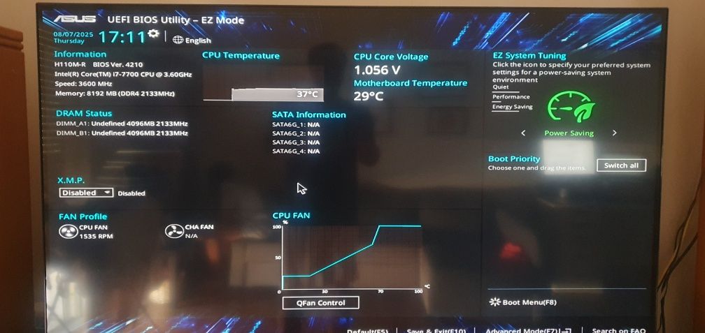 Motherboard com Processador Intel I7 , Memória e  Grafica