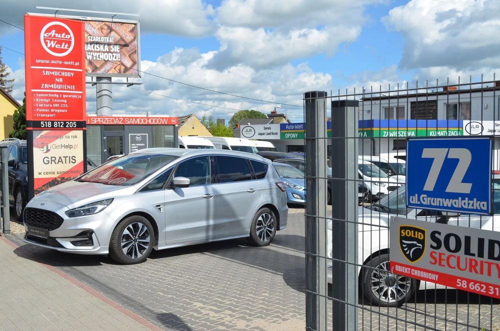 Ford S-Max 2.0 TDCi LED Tempomat Nawigacja Kamera + Gwarancja!