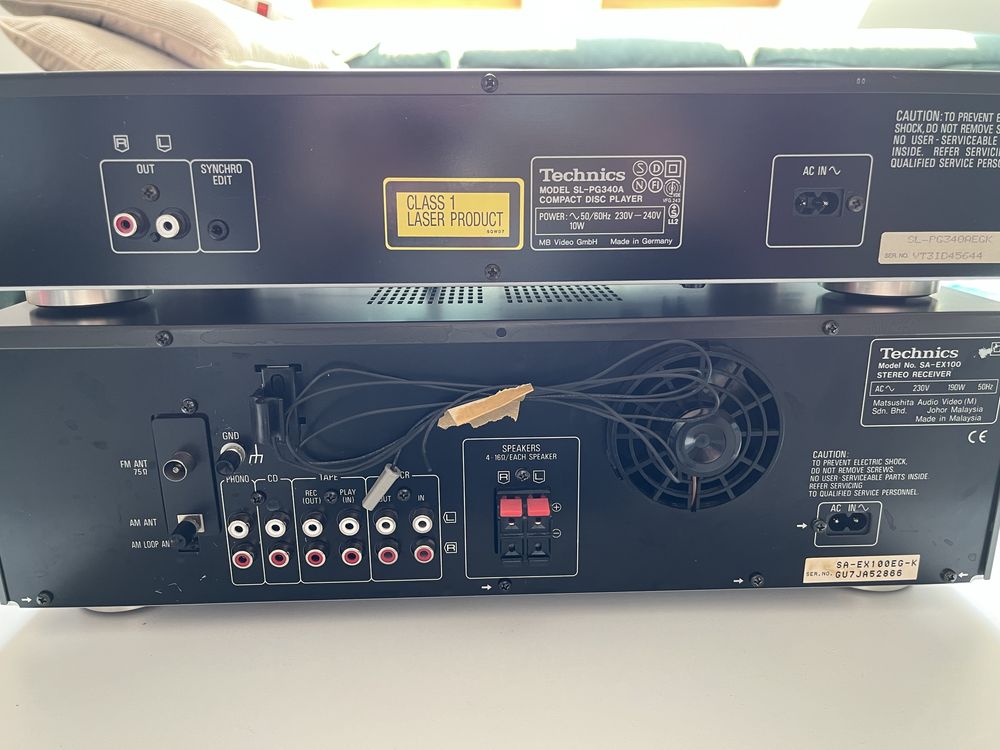 Wieża Technics Ampituner+ Cd