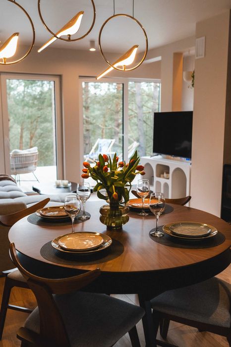 Dom w lesie pod Warszawą - balia  i sauna