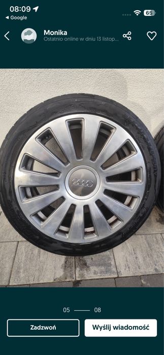 Piekne felgi 19 5x112 AUDI A8 D3 STAN IGLA PROSTE
