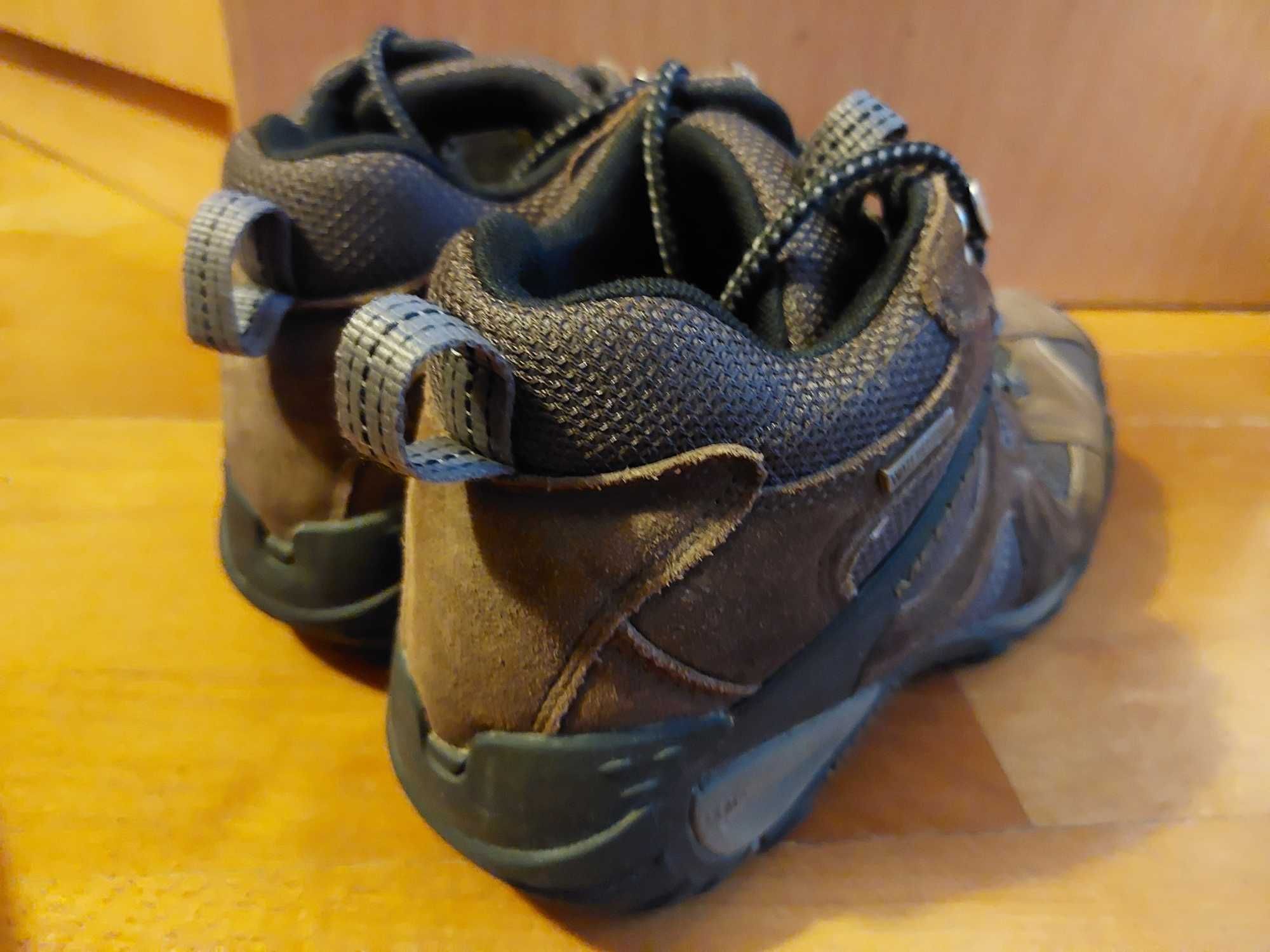 Ténis Botas Merrel 7 M - Número 40 - Castanhos e Azul Claro