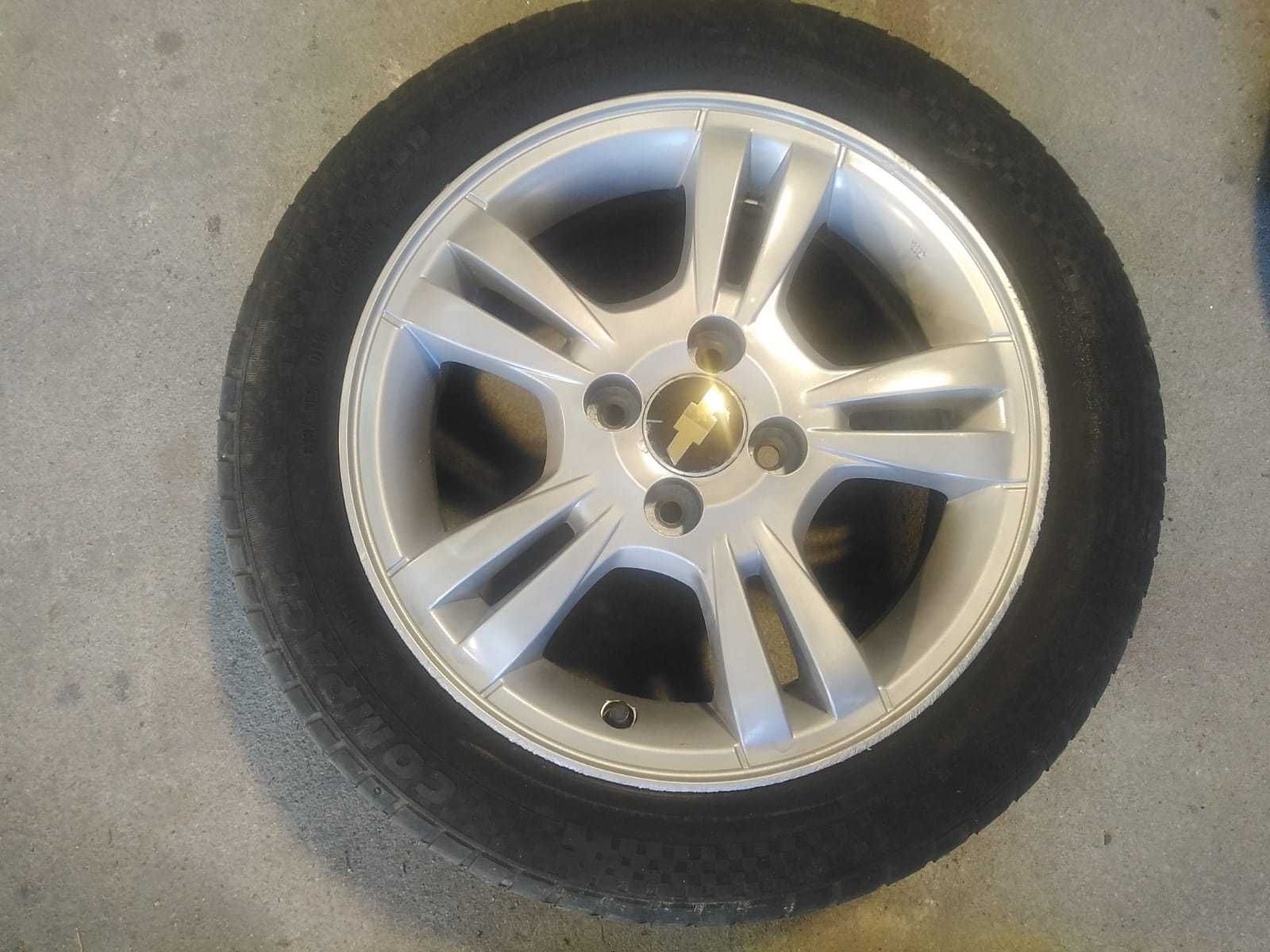 4 Jantes Chevrolet 6JX15 ET 45 4X100 C/ Pneus 185/55R15