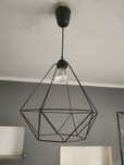 Lampa sufitowa czarny mat