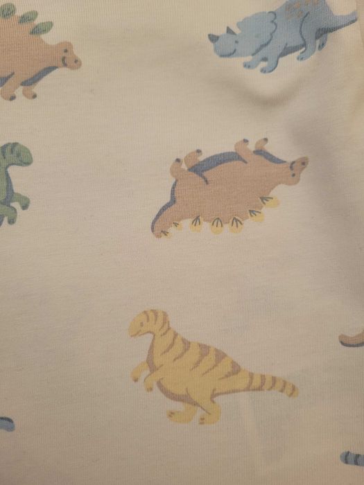 Koszulki z dlugim rekawem H&M r80 w dinozaury, w paski