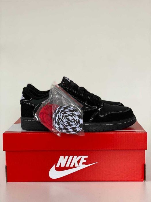 Кроссовки Nike Air Jordan 1 Low x Travis Scott 'Black Phantom' 39-45