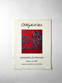 Manuel Cargaleiro exposição de gravura 1987 Catálogo exposição