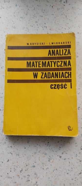 Analiza matematyczna w zadaniach, cz 1 - Włodzimierz Krysicki (K494)