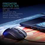 Игровая мышь Acer Predator Cestus 315 с датчиком PixArt, Burst Fire