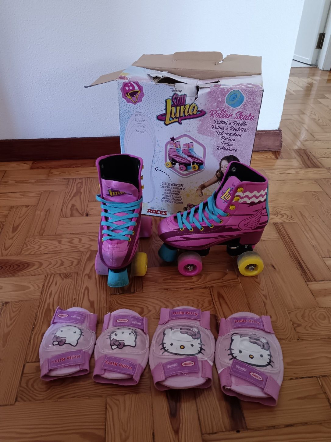 Patins soy luna como novos nr 34/35