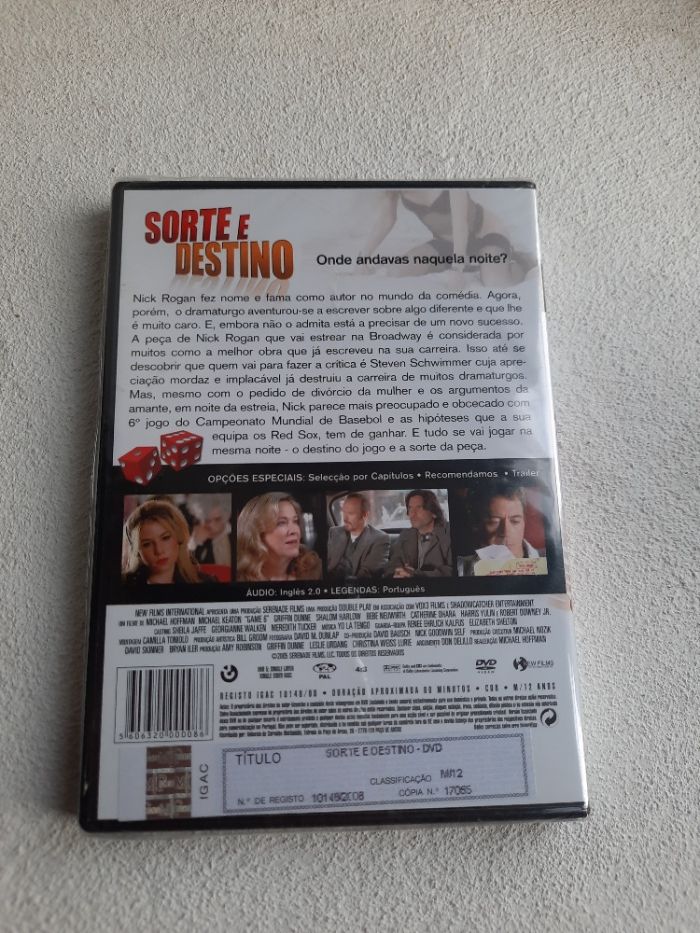 Sorte e Destino (DVD) (Selado)