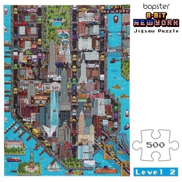 Puzzle 500/8-bit Nowy Jork, Bopster