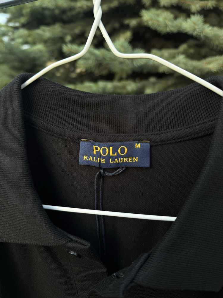 Футболка Polo Ralph Lauren воротник полузамок Поло ральф чоловіча літо