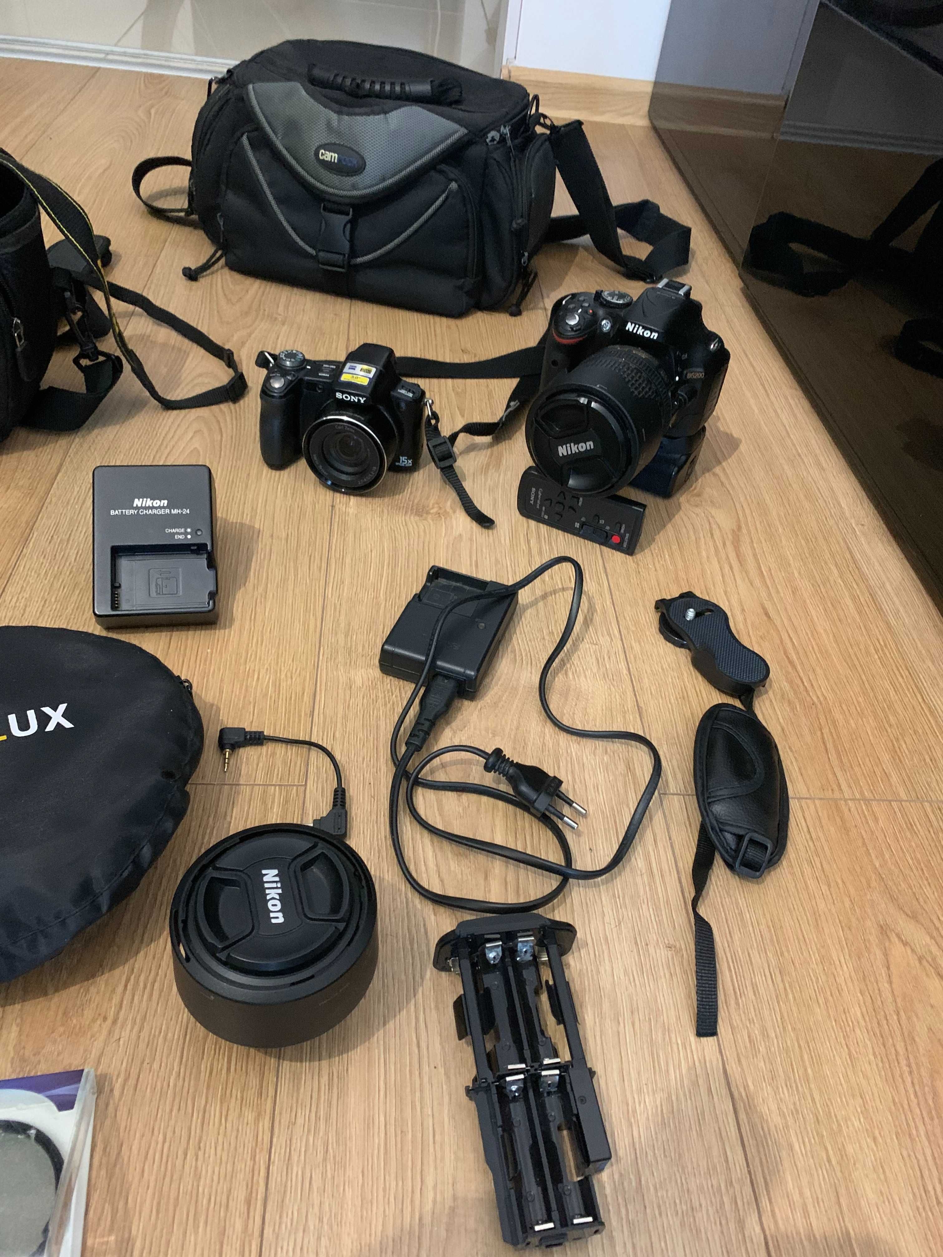 NIKON D5200 + lampa, wyzwalacze + wiele innych – gotowy do pracy!