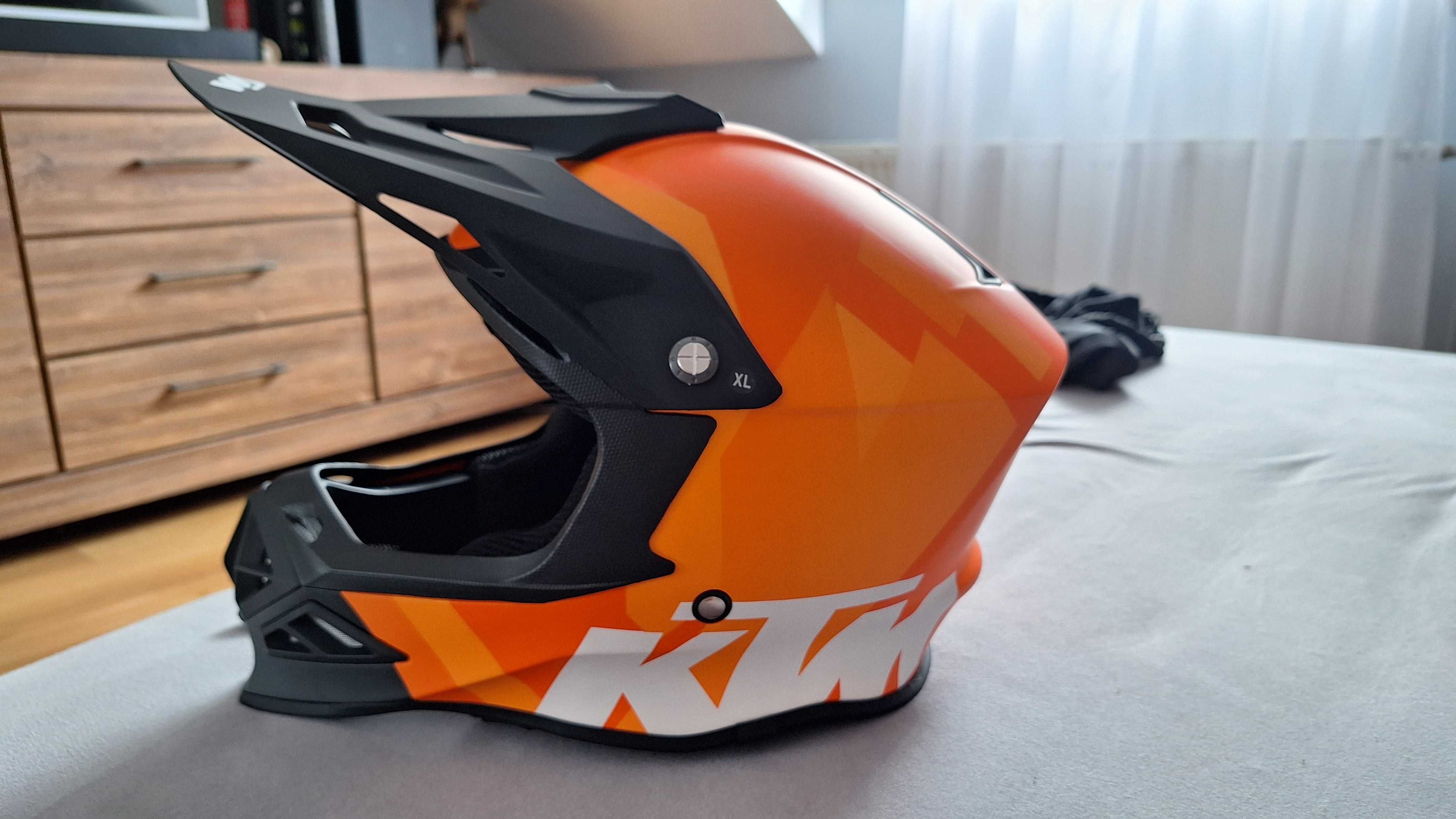 Sprzedam nowy kask KTM DYNAMIC-FX 2023 wraz z goglami KTM racing