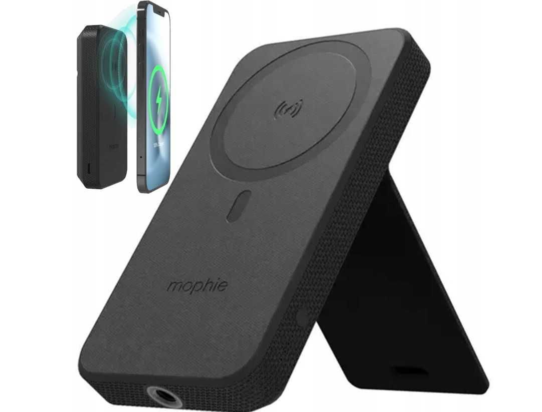 Powerbank Mophie 10000 mAh czarny bezprzewodowy