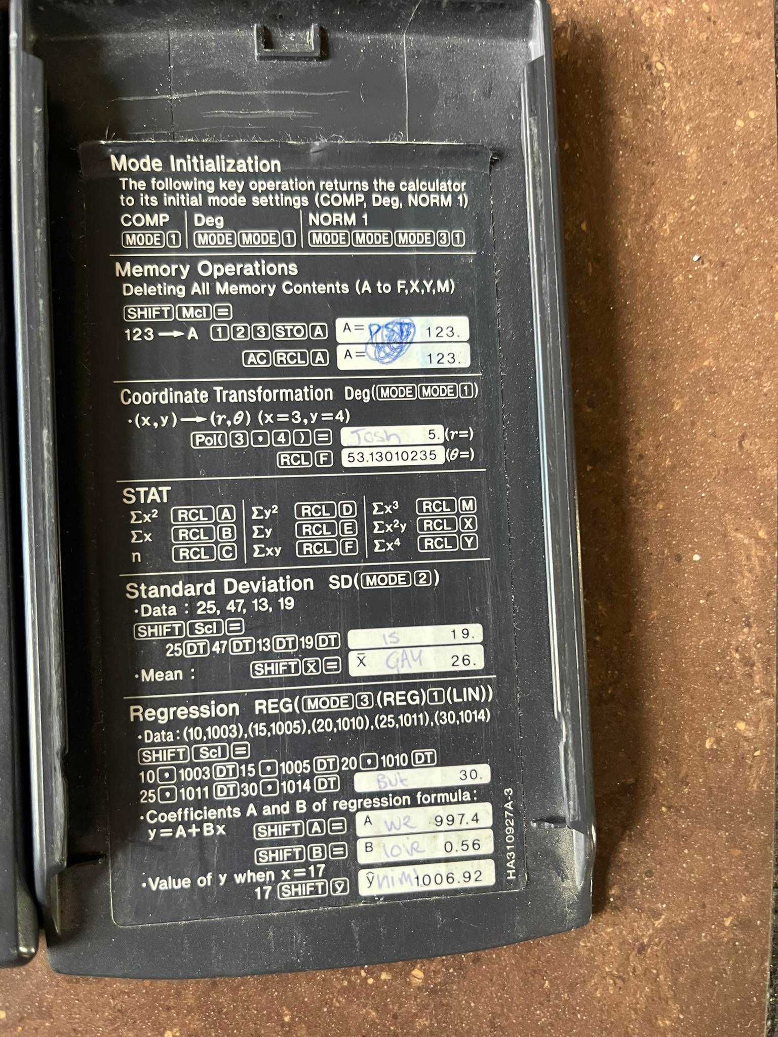 Kalkulator naukowy Casio FX-83WA