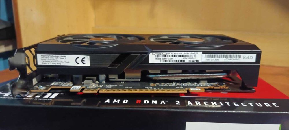 Sapphire RX 6600 Pulse 8GB – jak nowa, 100% sprawna, z pudełkiem