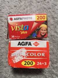 2 filmy - Agfacolor 200 i Agfa Vista plus