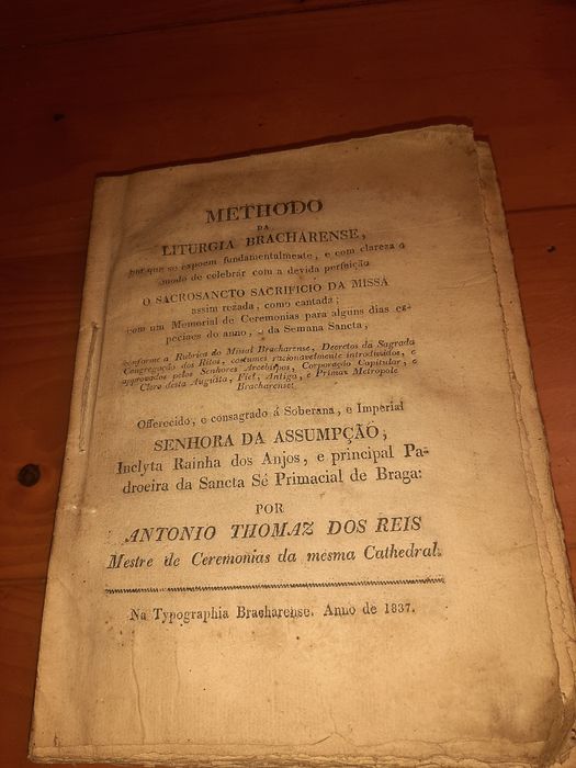 Antigo E Raro Livro Religioso Original  Ano 1837