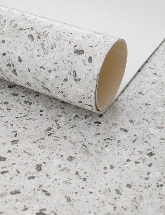 Wykładzina winylowa FORCE/GRES jasny popiel, do biura