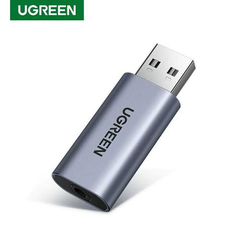 Звуковая карта Ugreen 2 в 1 USB для ноутбука ПК Гарантия!