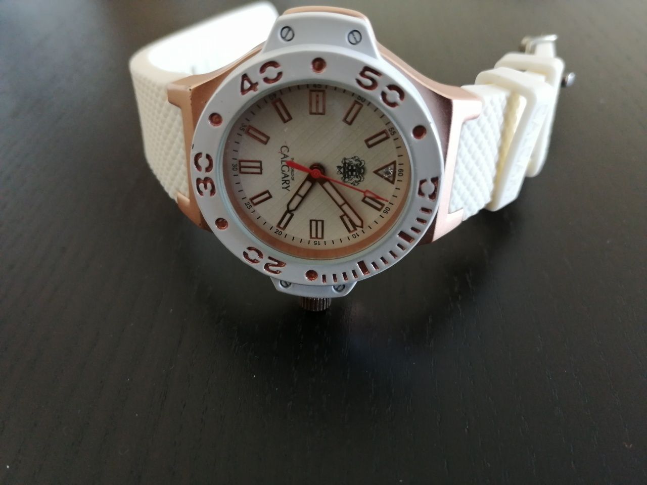 Relógio Calgary  branco