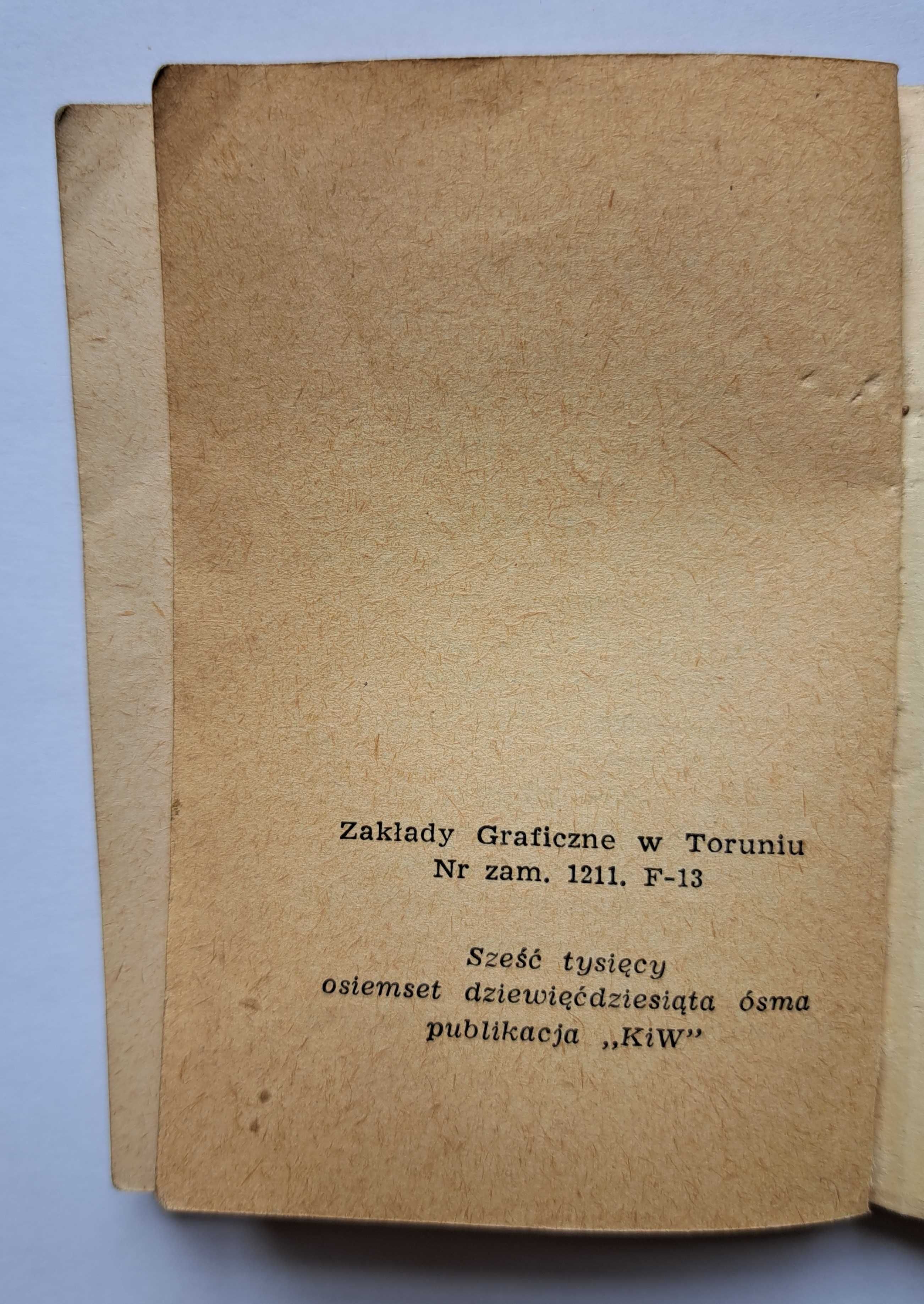 Statut PZPR - 1966- wydanie miniaturowe