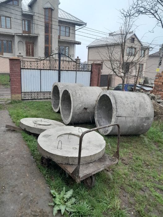 Бетонні кільца та кришкі