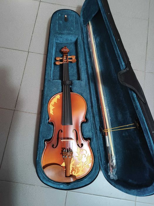 Violino 4/4 decorado